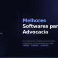 Advogado comparando softwares para escritório de advocacia na tela do computador